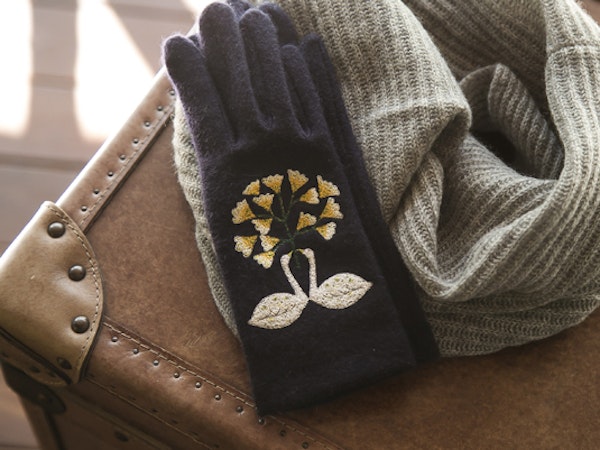 15-0007 DENTS Hairsheep and Cashmere lining Gloves | Mashimo